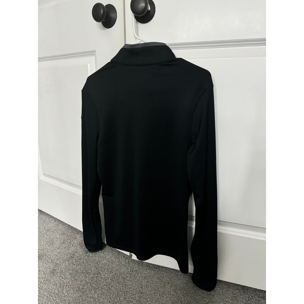 Nike Golf Dri-FIT Quarter Zip Pullover Black Women Size S Innovation Fitness